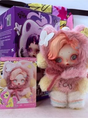 Plush Doll - Pink Multi